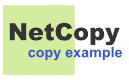 NetCopy copy example